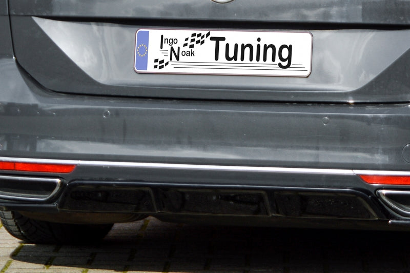 Heckdiffusor Mittelteil ABS Volkswagen Passat 3G, B8 R-Line Schwarz Matt