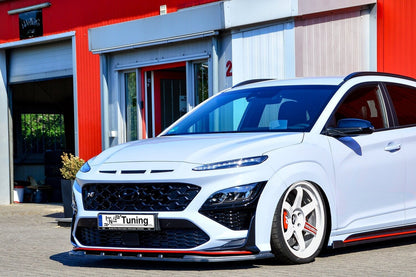 CUP Frontspoilerlippe ABS Hyundai Kona N-Line ab Bj.: 2020- Schwarz Glanz