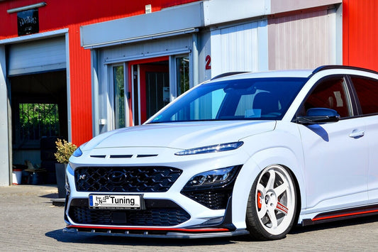 CUP Frontspoilerlippe ABS Hyundai Kona N ab Bj.: 2020- Schwarz Glanz