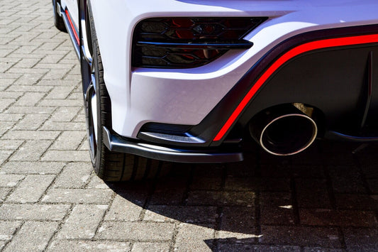 Heckansatz Seitenteile ABS Hyundai Kona N ab Bj.: 2020- Schwarz Matt