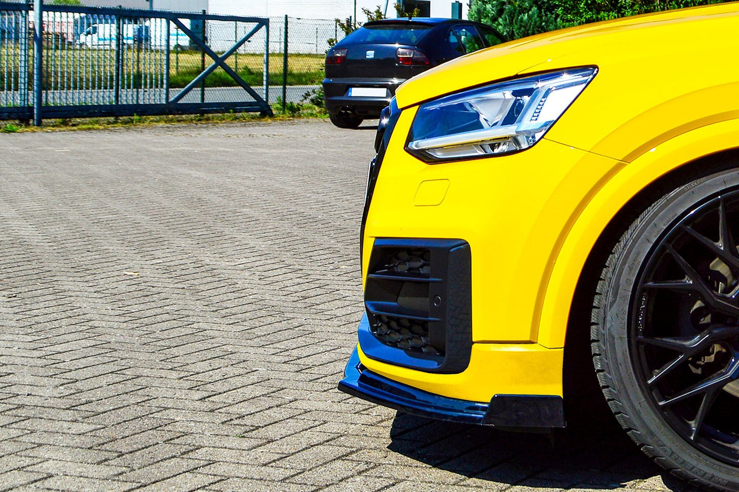 CUP Frontspoilerlippe ABS mit Seitenwing Audi Q2 GA, MK1 Sport Carbon
