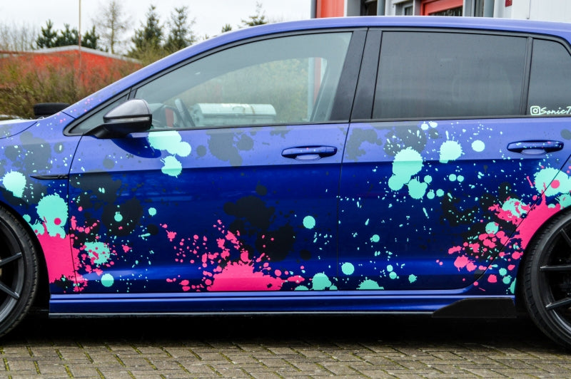 CUP 3 Seitenschweller Volkswagen Golf 7 R+ R-Line Bj.: 2013-2017 Carbon