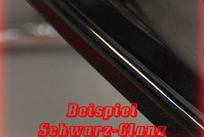 CUP Frontspoilerlippe ABS mit Seitenwing Seat Leon 3, Facelift Schwarz Glanz