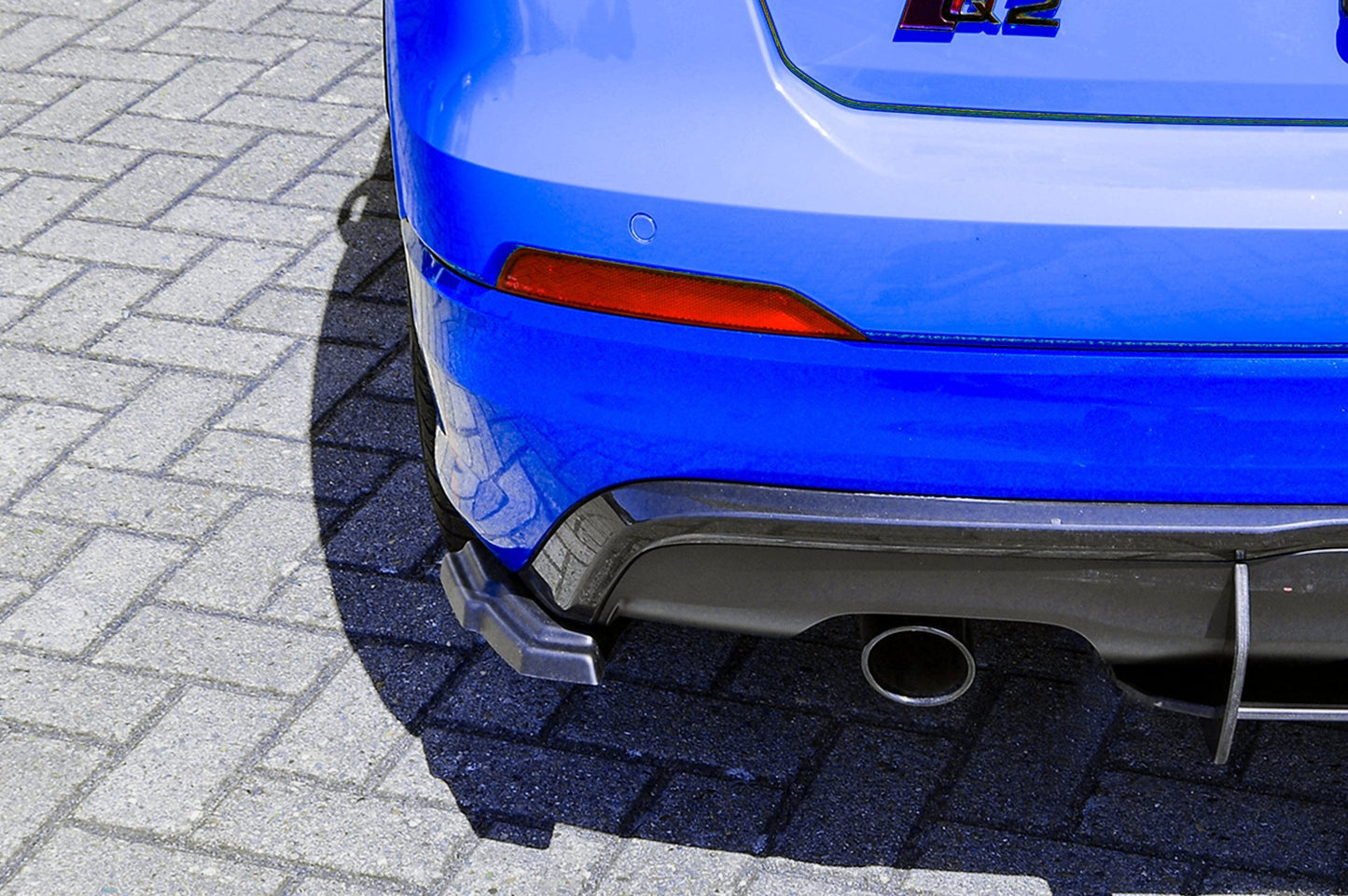 Heckansatz Seitenteile ABS Audi Q2 GA, MK1 Sport Bj.: 2016-2020 Carbon