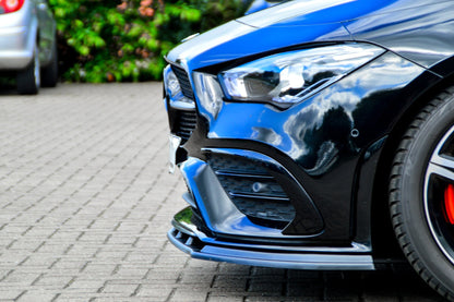 CUP Frontspoilerlippe ABS Mercedes Benz CLA X118 Shootingbrake Carbon