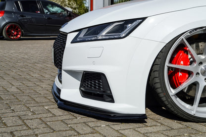 CUP Frontspoilerlippe Phase 2 ABS Audi TT 8S Bj.: 2014-2018 Schwarz Matt