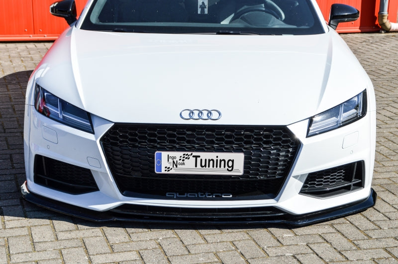 CUP Frontspoilerlippe Phase 2 ABS Audi TT 8S Bj.: 2014-2018 Schwarz Matt