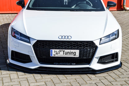 CUP Frontspoilerlippe Phase 2 ABS Audi TT 8S Bj.: 2014-2018 Schwarz Matt