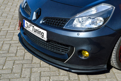 CUP Frontspoilerlippe ABS Renault Clio 3, RS Phase 1 Bj.: 2005-2008 Schwarz Matt