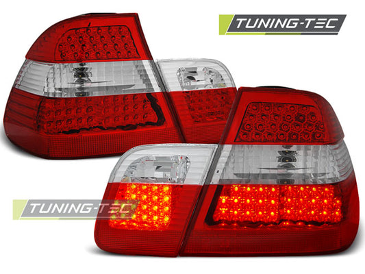 Tuning-Tec LED Rückleuchten für BMW 3er E46 Limousine 98-01 rot/weiß