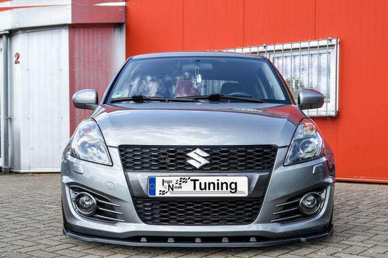 CUP Frontspoilerlippe ABS mit Seitenwing Suzuki Swift Sport FZ/NZ Schwarz Glanz