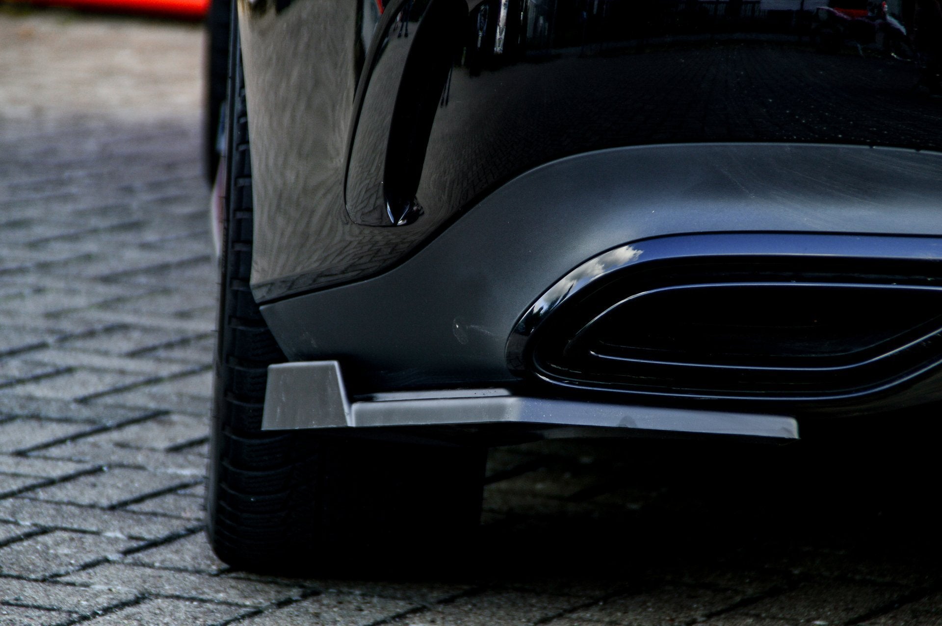 Heckansatz Seitenteile ABS Mercedes Benz CLA X118 Shootingbrake Carbon