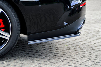 Heckansatz Seitenteile ABS Mercedes Benz CLA X118 Shootingbrake Carbon