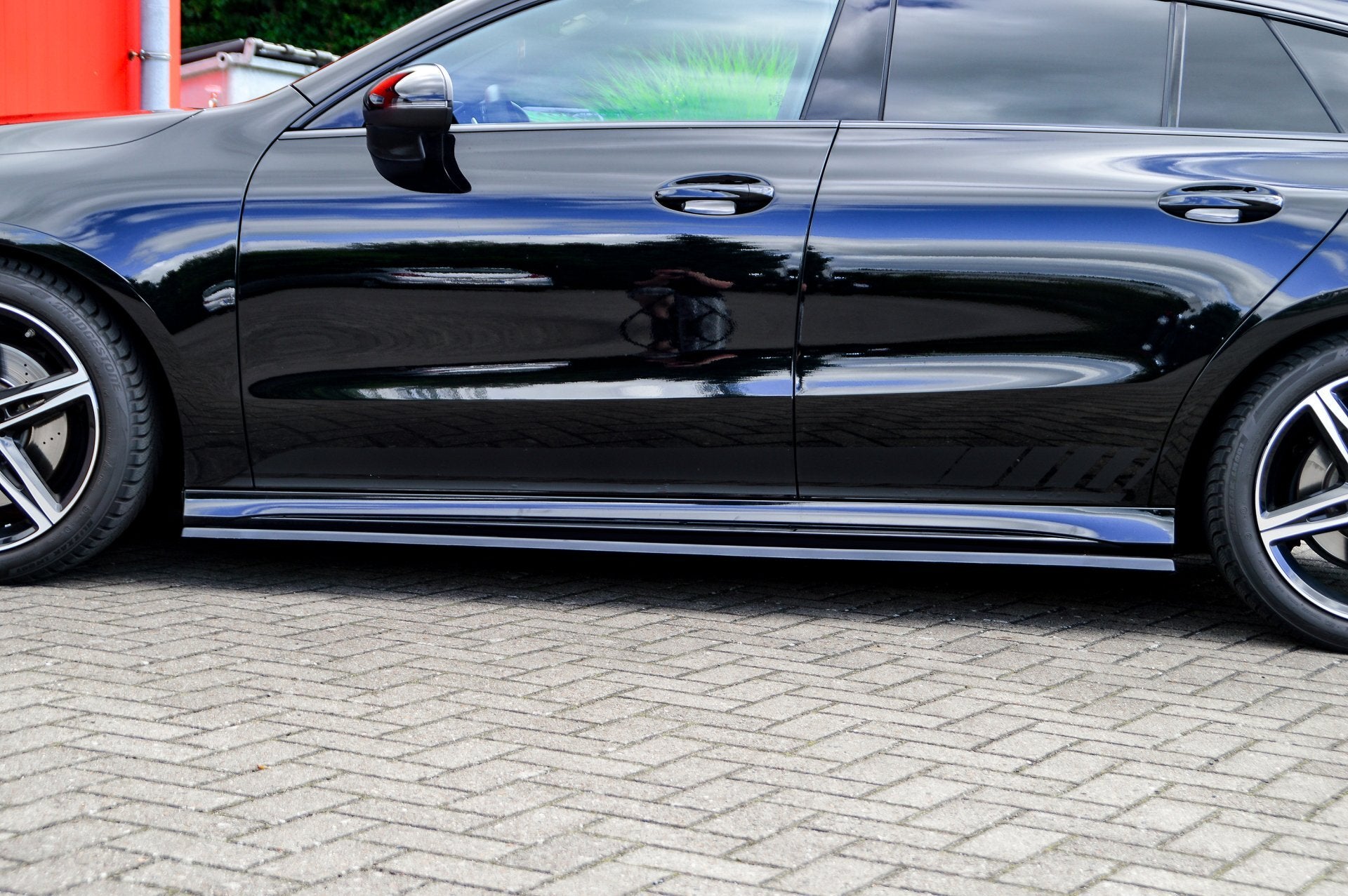 CUP Seitenschwellersatz ABS Mercedes Benz CLA X118 Shootingbrake Carbon