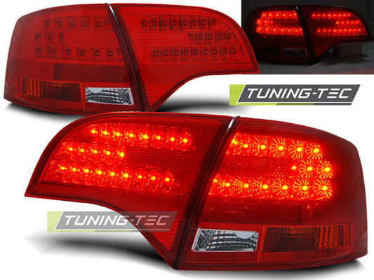 Tuning-Tec LED Rückleuchten für Audi A4 B7 (8E) Avant 04-08 rot/klar