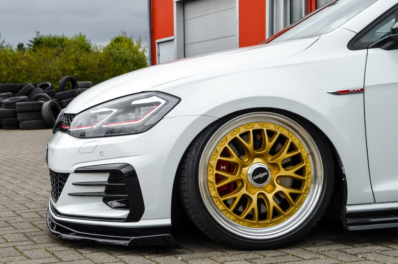 CUP Frontspoilerlippe ABS Volkswagen Golf 7 GTI TCR ab Bj.: 2019- Schwarz Glanz