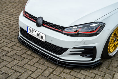 CUP Frontspoilerlippe ABS Volkswagen Golf 7 GTI TCR ab Bj.: 2019- Schwarz Matt