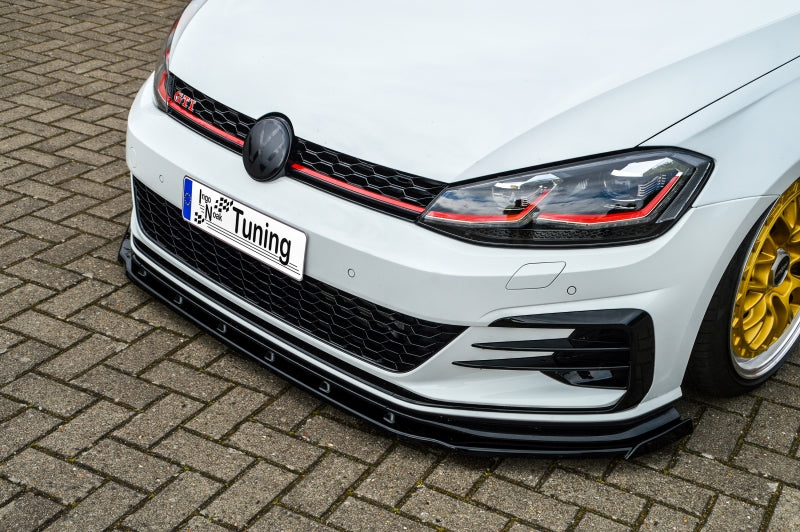 CUP Frontspoilerlippe ABS Volkswagen Golf 7 GTI TCR ab Bj.: 2019- Schwarz Glanz