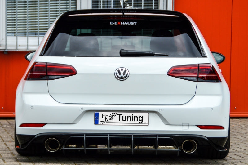 Gefräster Heckansatz Volkswagen Golf 7 GTI TCR ab Bj.: 2019- Schwarz Matt