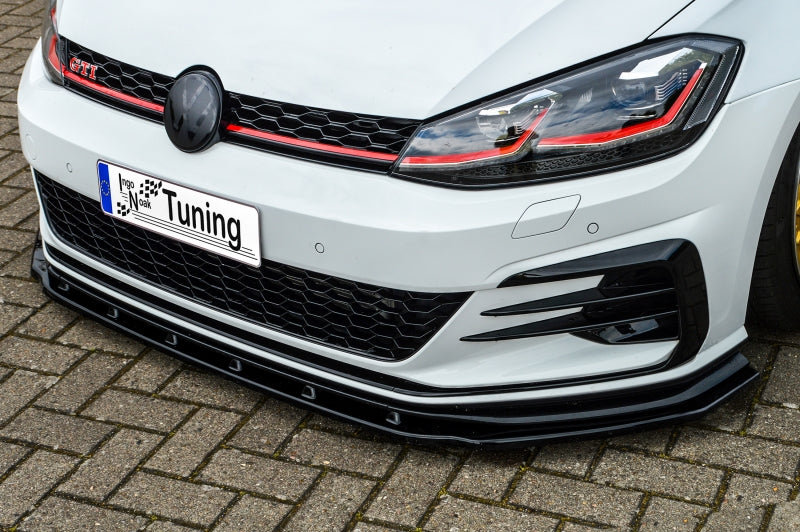 CUP Frontspoilerlippe ABS Volkswagen Golf 7 GTI TCR ab Bj.: 2019- Schwarz Glanz