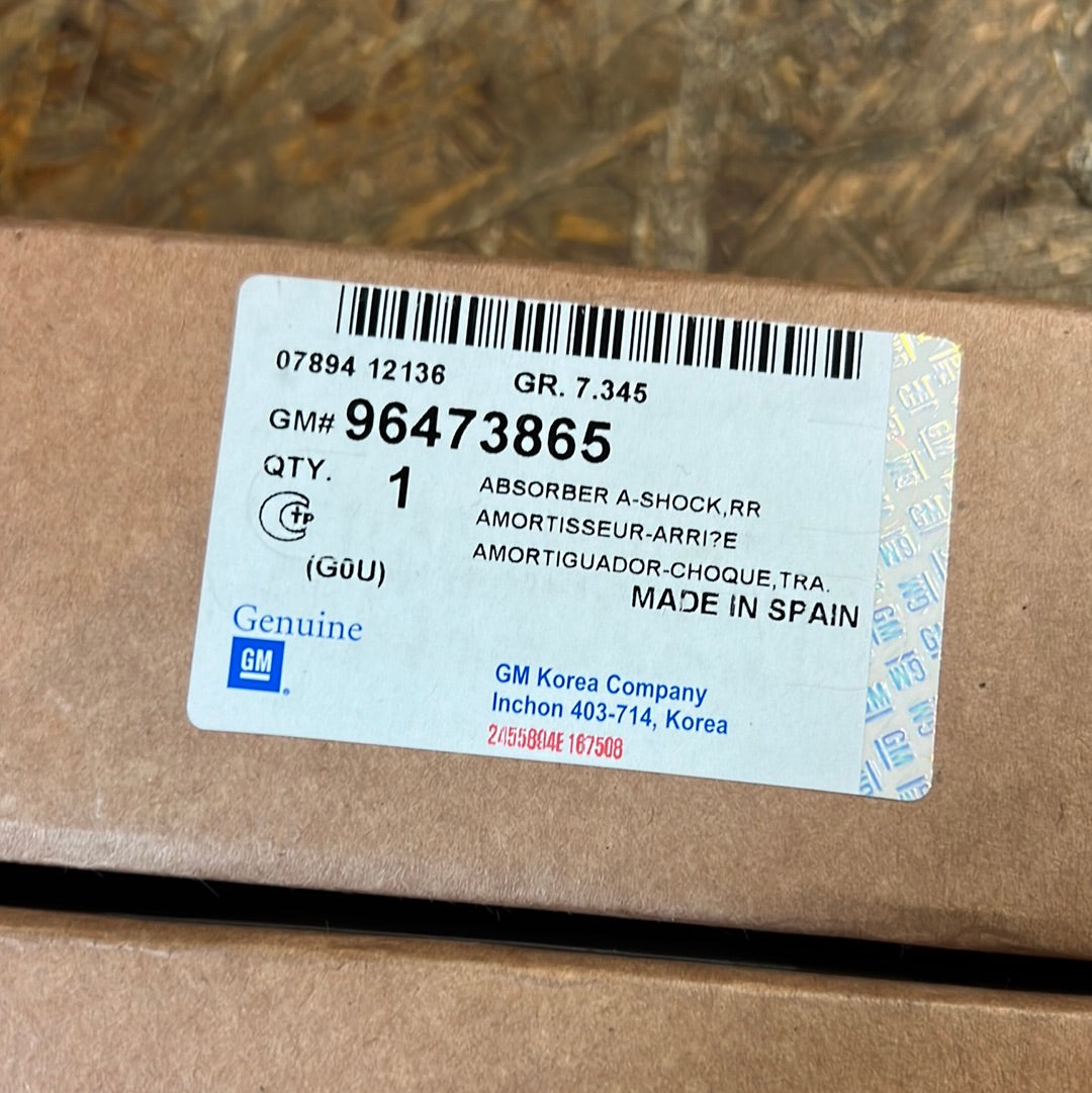 Original GM Chevrolet Tacuma Rezzo 2.0 Set Stoßdämpfer NEU 96473865