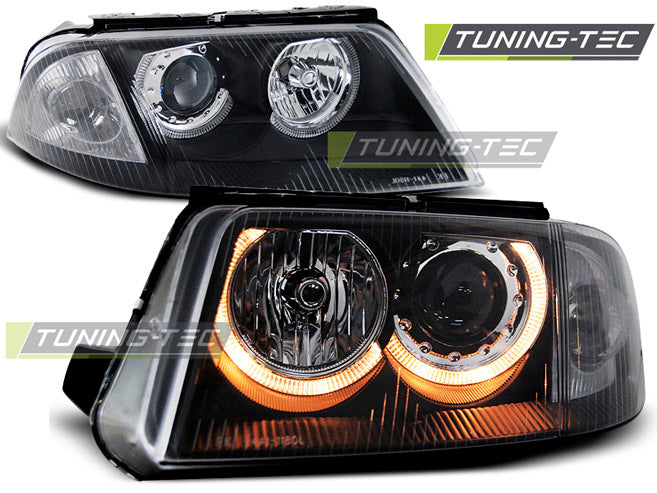 Tuning-Tec Angel Eyes Scheinwerfer für VW Passat 3BG 00-05 schwarz