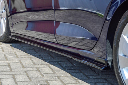 Seitenschwellersatz mit Wing Volkswagen Golf 8 ab Bj.: 12/2019- Carbon