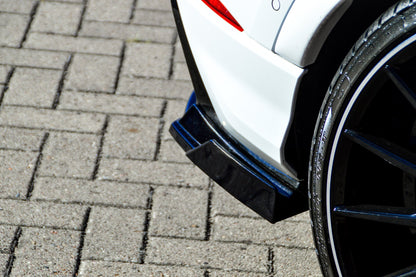 Heckansatz Seitenteile ABS Audi Q3, Typ F3 ab Bj.: 2018- Schwarz Matt