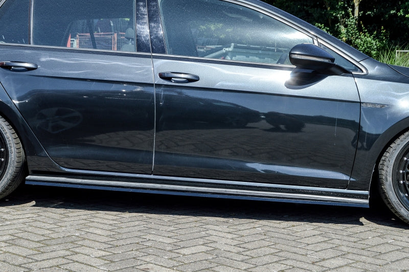 CUP Seitenschweller Volkswagen Golf 7 GTI Clubsport Schwarz Glanz