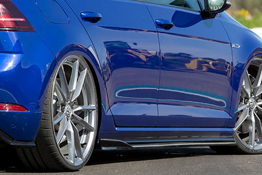 CUP 3 Seitenschweller Volkswagen Golf 7 R, Typ AU Facelift Schwarz Matt