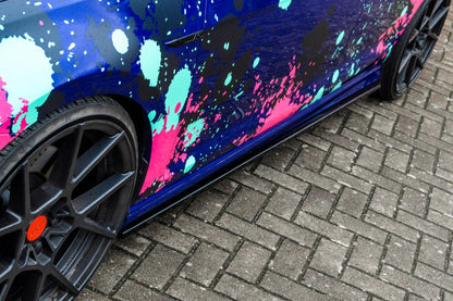 CUP Seitenschweller Volkswagen Golf 7 R+ R-Line Bj.: 2013-2017 Carbon