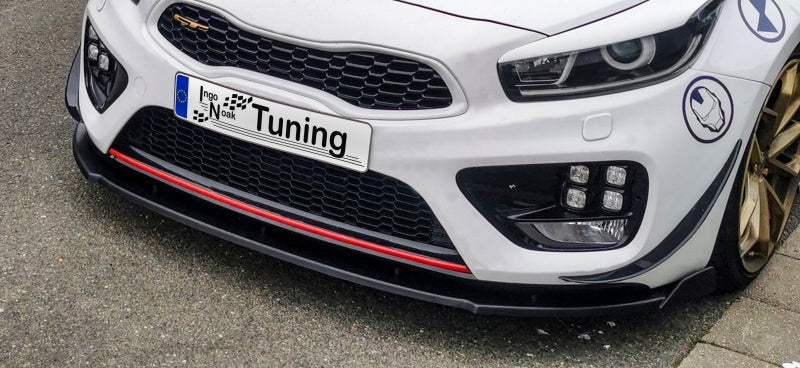 CUP Frontspoilerlippe ABS mit Seitenwing Kia Ceed GT, Pro Ceed GT Carbon