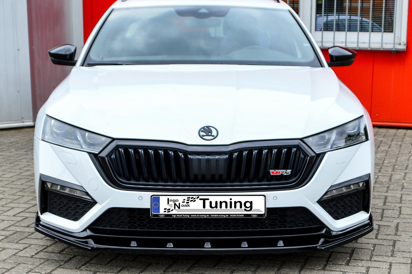 CUP Frontspoilerlippe mit Wing ABS Skoda Octavia RS, NX, Combi Carbon