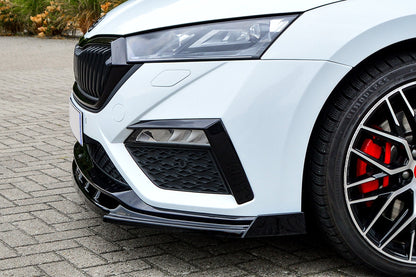 CUP Frontspoilerlippe mit Wing ABS Skoda Octavia RS, NX, Limousine Carbon