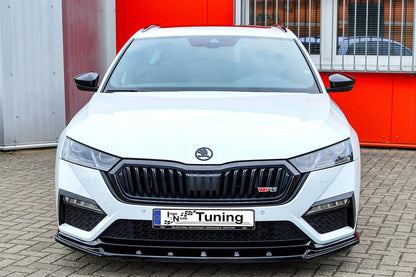 CUP Frontspoilerlippe ABS Skoda Octavia RS, NX, Limousine Schwarz Glanz