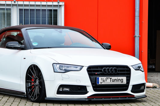 CUP Frontspoilerlippe ABS Audi A5 / B8 S-Line Bj.:2011-2017 Schwarz Matt