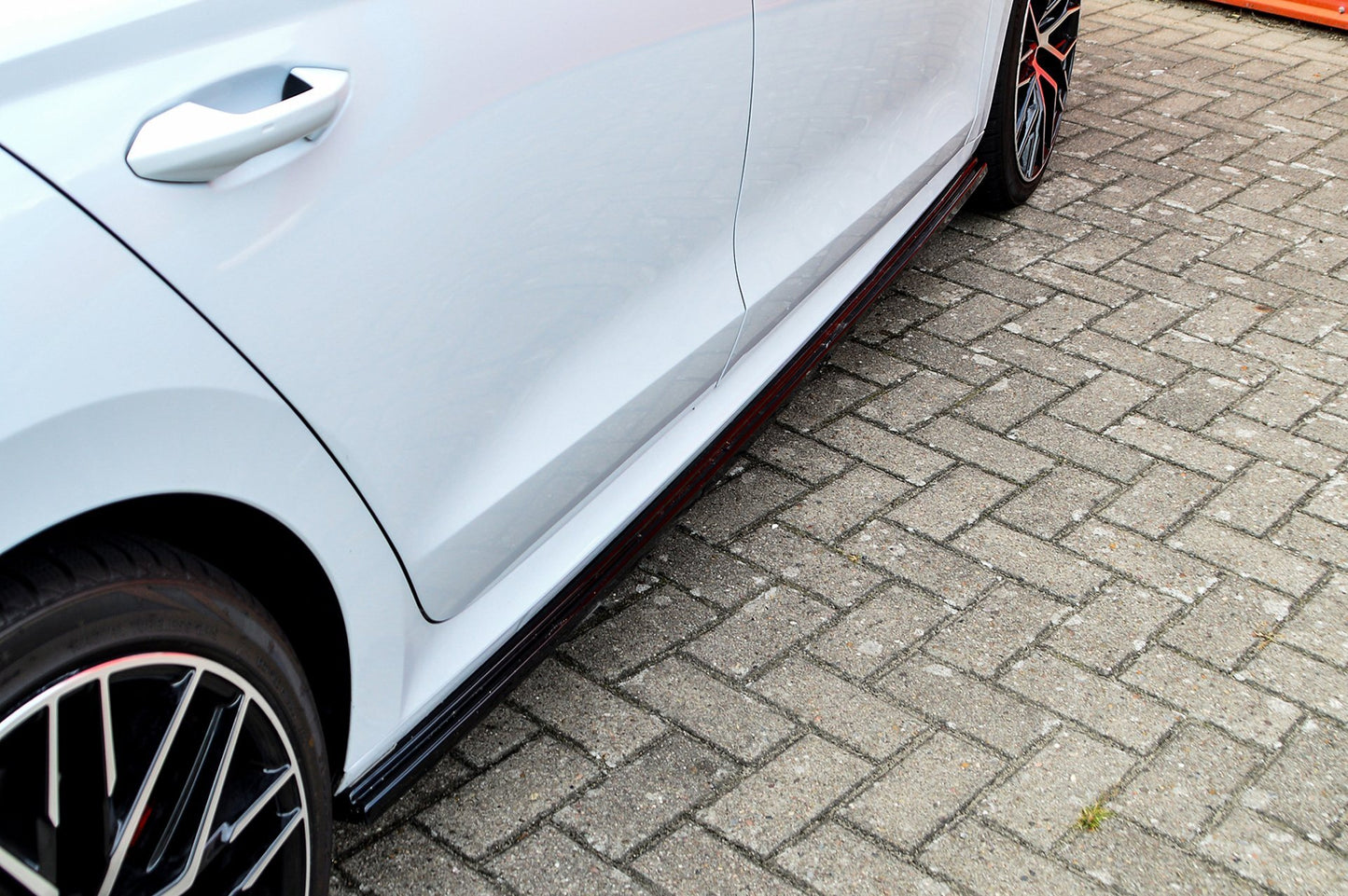 CUP Seitenschwellersatz ABS Skoda Octavia RS, NX, Limousine Schwarz Matt