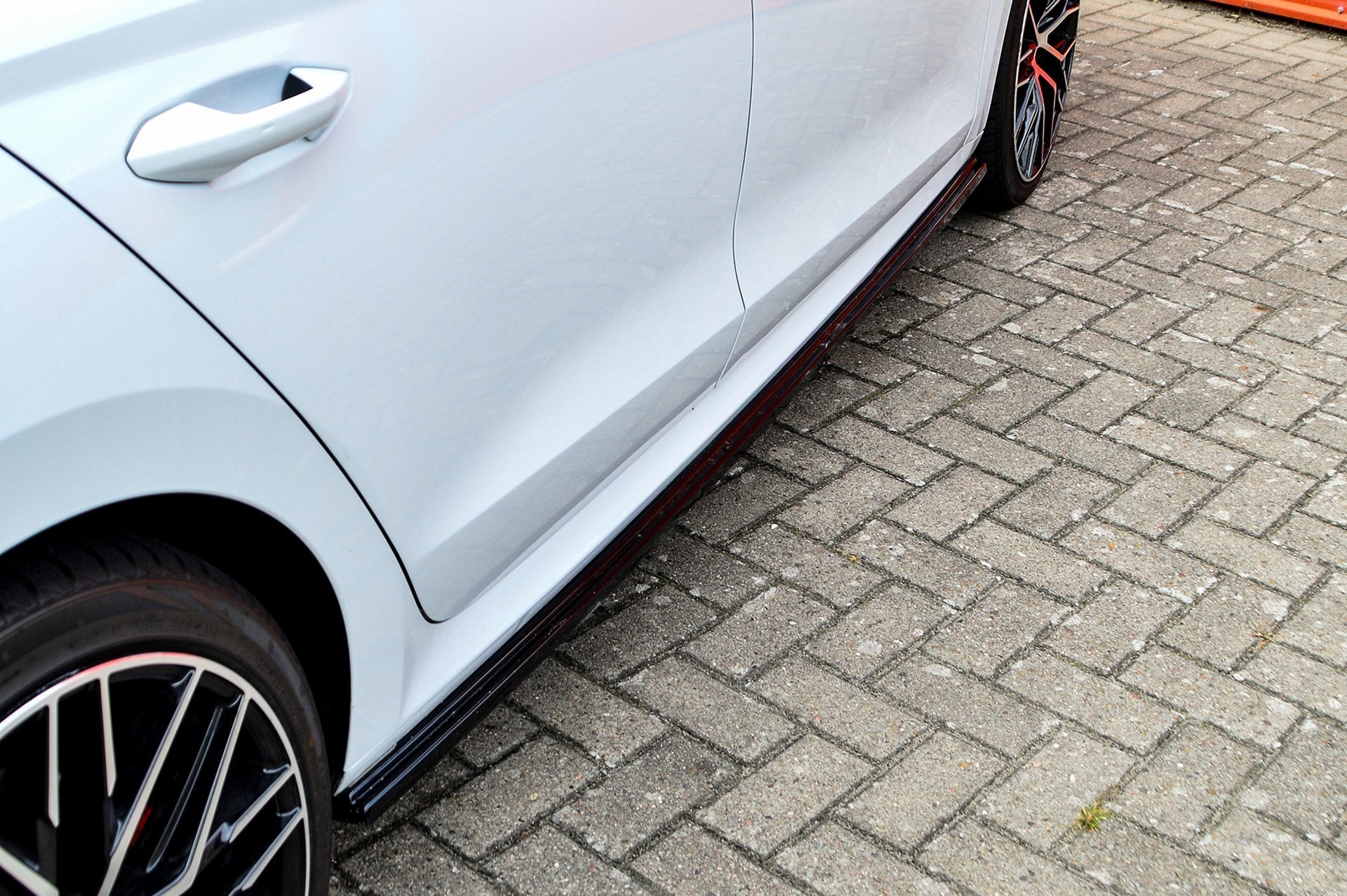 CUP Seitenschwellersatz ABS Skoda Octavia RS, NX, Limousine Schwarz Matt