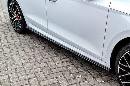 CUP Seitenschwellersatz ABS Skoda Octavia RS, NX, Combi Schwarz Matt