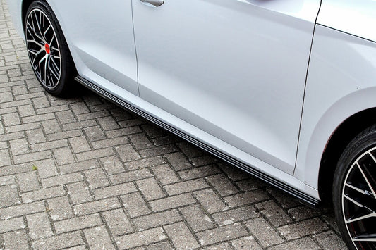 CUP Seitenschwellersatz ABS Skoda Octavia RS, NX, Combi Schwarz Matt