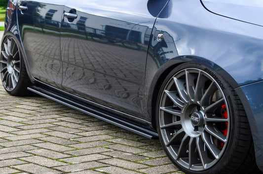 CUP Seitenschwellersatz Skoda Fabia RS II 5J Bj.: 2010-2014 Schwarz Matt