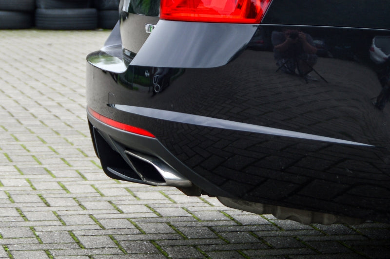 Gefräster Heckansatz Skoda Octavia RS 5E ab Bj.: 2013-2016 Schwarz Matt