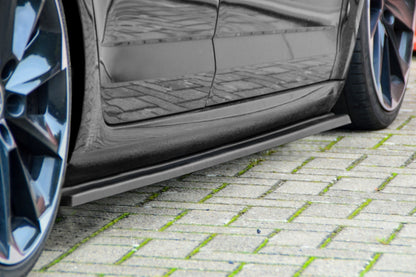 CUP Seitenschwellersatz Skoda Octavia RS 5E ab Bj.: 2016- Schwarz Matt