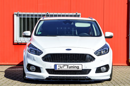 CUP Frontspoilerlippe ABS mit Seitenwing Ford S-Max 2 Bj.: 2015-2019 Carbon