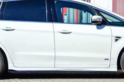 CUP 2 Seitenschweller Ford S-Max 2 Bj.: 2015-2019 Schwarz Glanz