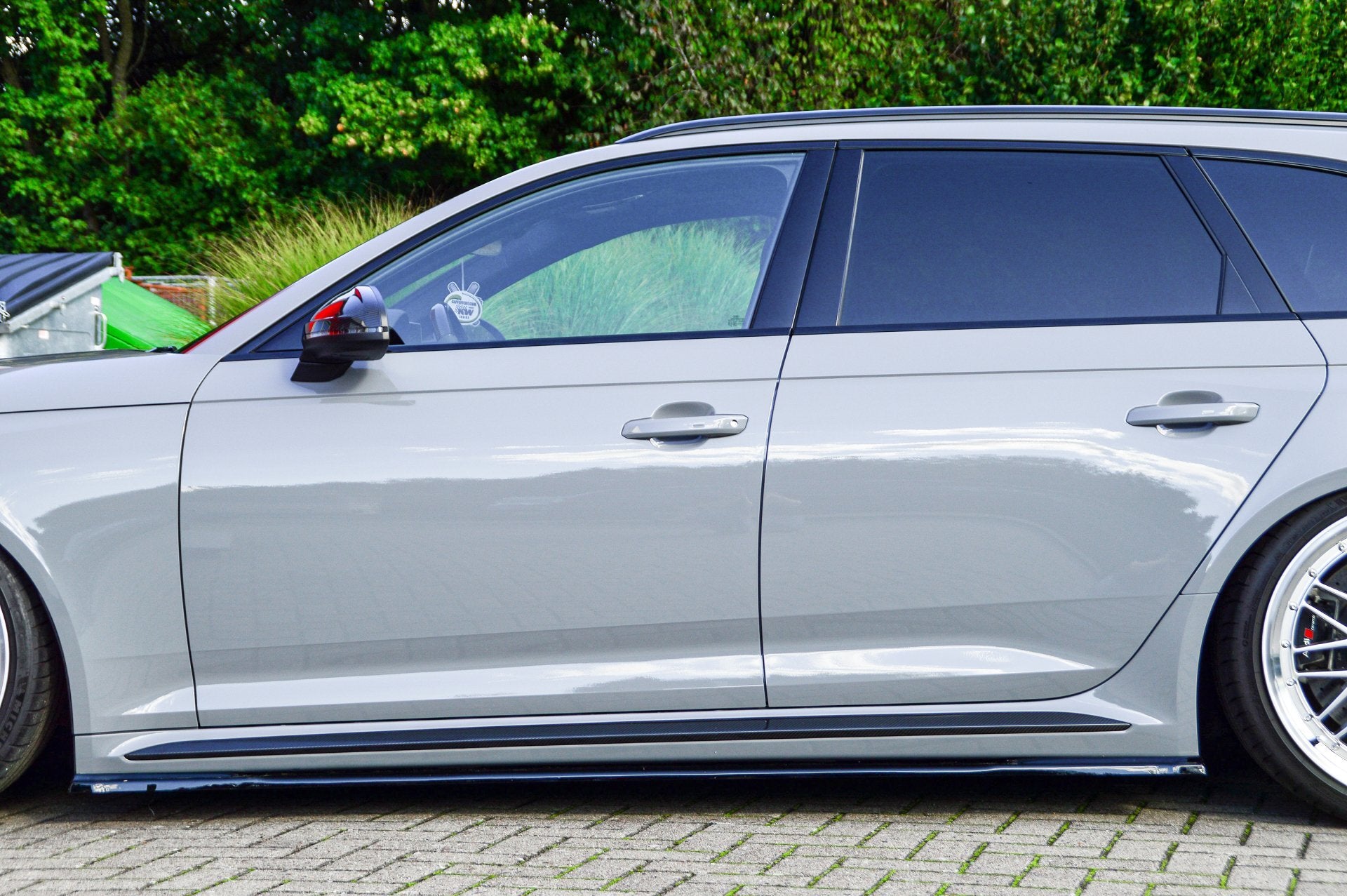 Seitenschwellersatz ABS Audi RS4, B9, Avant Bj.: 2017-2020 Schwarz Matt