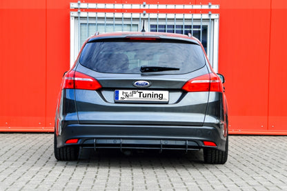 Gefräster Heckansatz Ford Focus, DYB ab Bj.: 2014-2018 Schwarz Matt