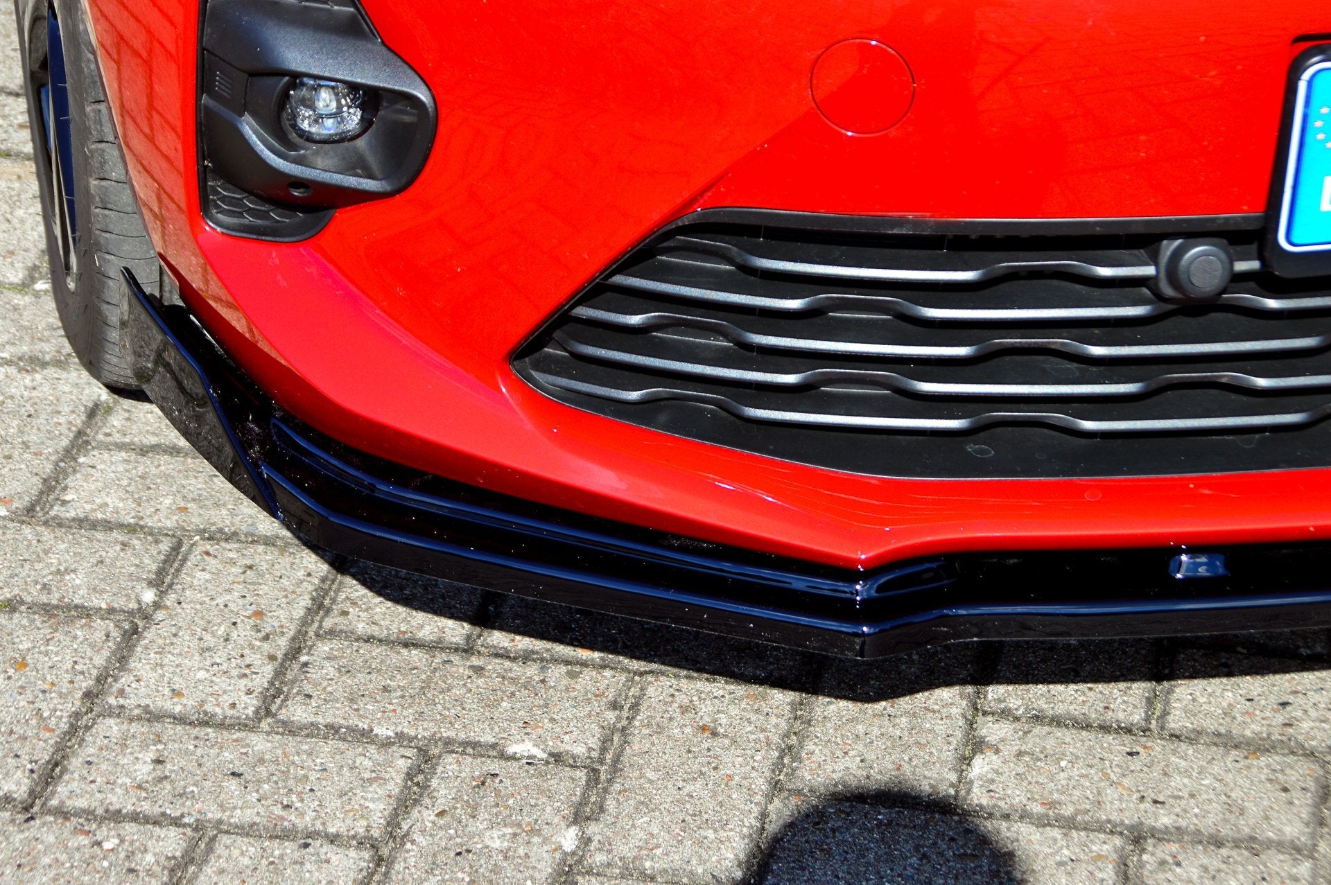 CUP Frontspoilerlippe ABS mit Seitenwing Opel Corsa F, GS-Line Carbon