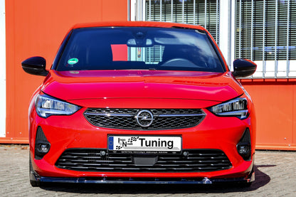 CUP Frontspoilerlippe ABS mit Seitenwing Opel Corsa F, GS-Line Carbon