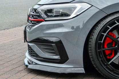 CUP Frontspoilerlippe ABS Volkswagen Jetta 7, GLI ab Bj.: 2019- Schwarz Glanz